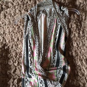 DVF wrap dress 100% silk Super fun print